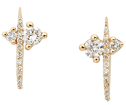 Sophie Ratner Hooked Pave Studs