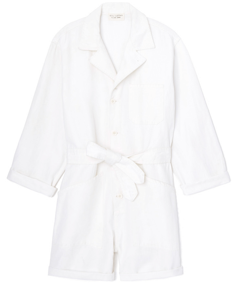 short white jumpsuit