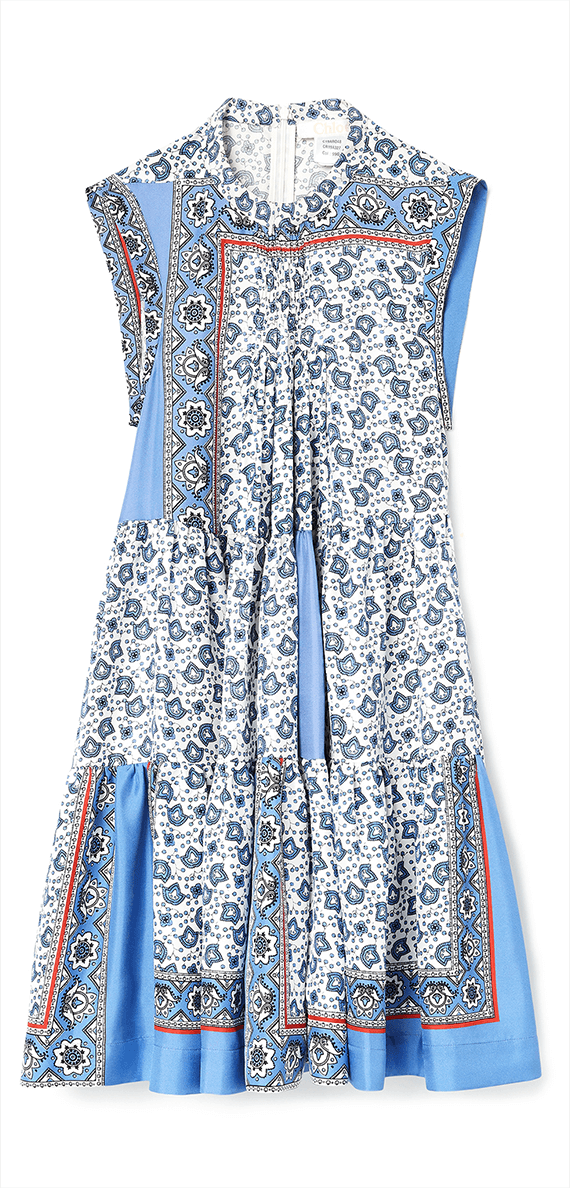 Chloé short bandana print dress