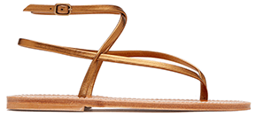 Bronze strappy sandal 