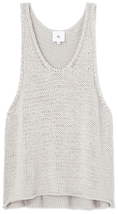 G. Label Eric Chunky Knit Tank Top
