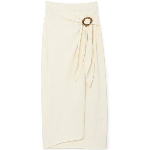 Nanushka Sasha Belted Wrap Skirt