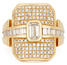 Shay Jewelry Mixed Diamond Tennis Bracelet