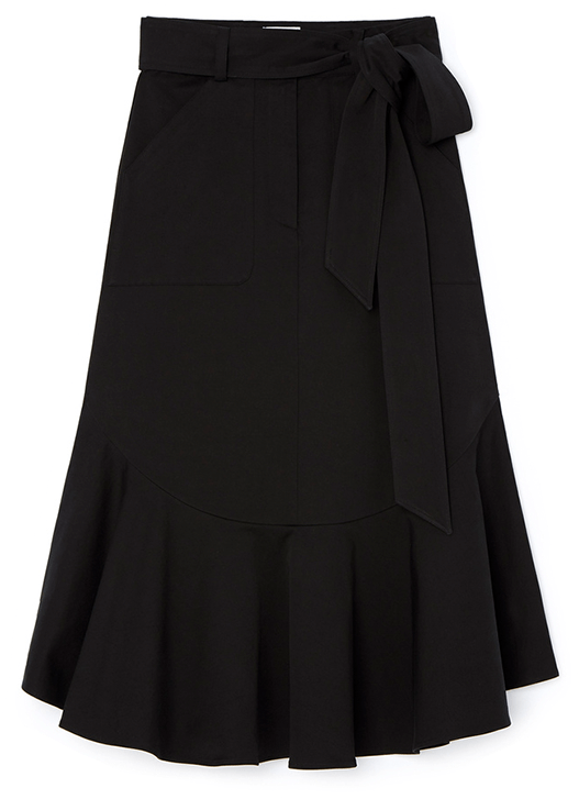G. Label Diane A-Line Peplum Skirt