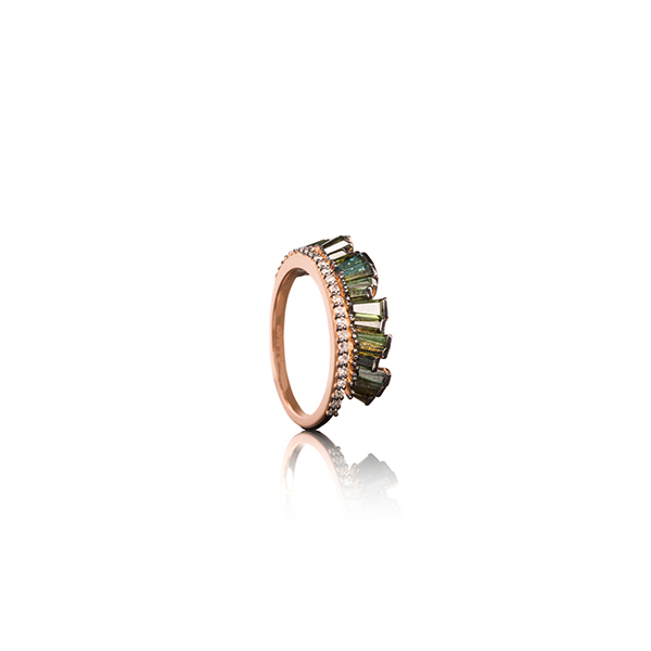 Nak Armstrong Pleated Crown Ring