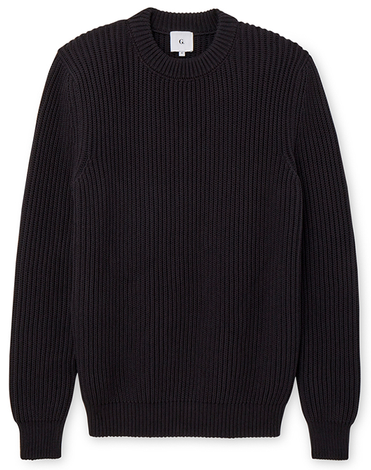 G. Label Mike Ribbed Boat Sweater