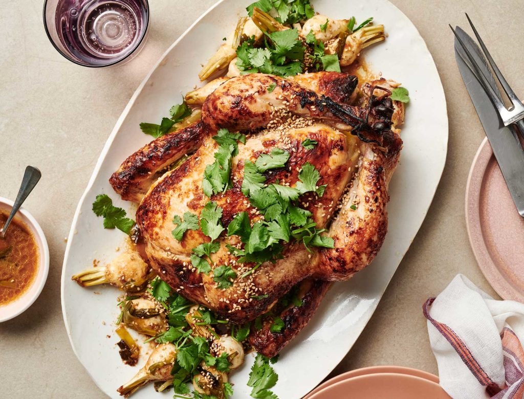 Miso Ginger Roast Chicken