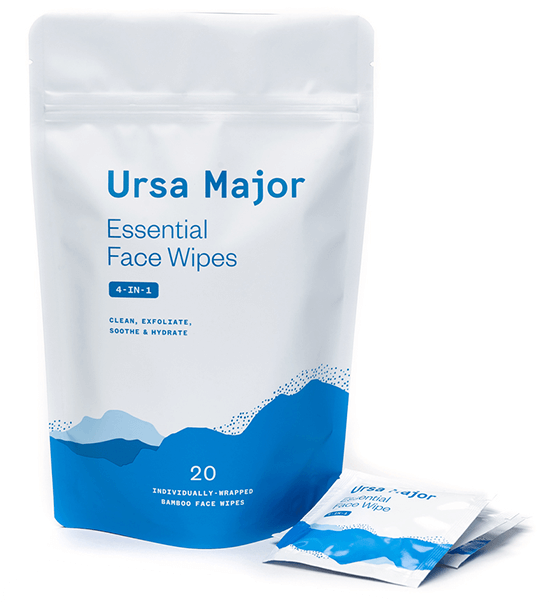 ursa major essential face wipes