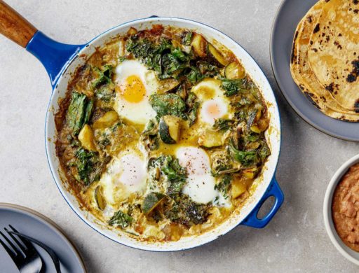 Green Chili Eggs Recipe | goop