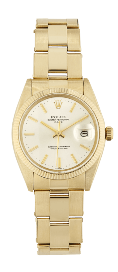 Bob’s Watches Rolex Men’s Date 14ct Yellow gold 34mm Model 1503