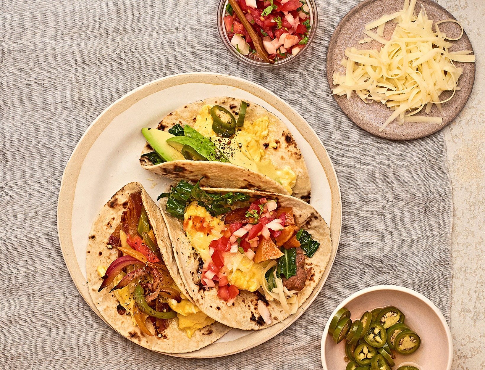 Tex-Mex Breakfast Taco Bar