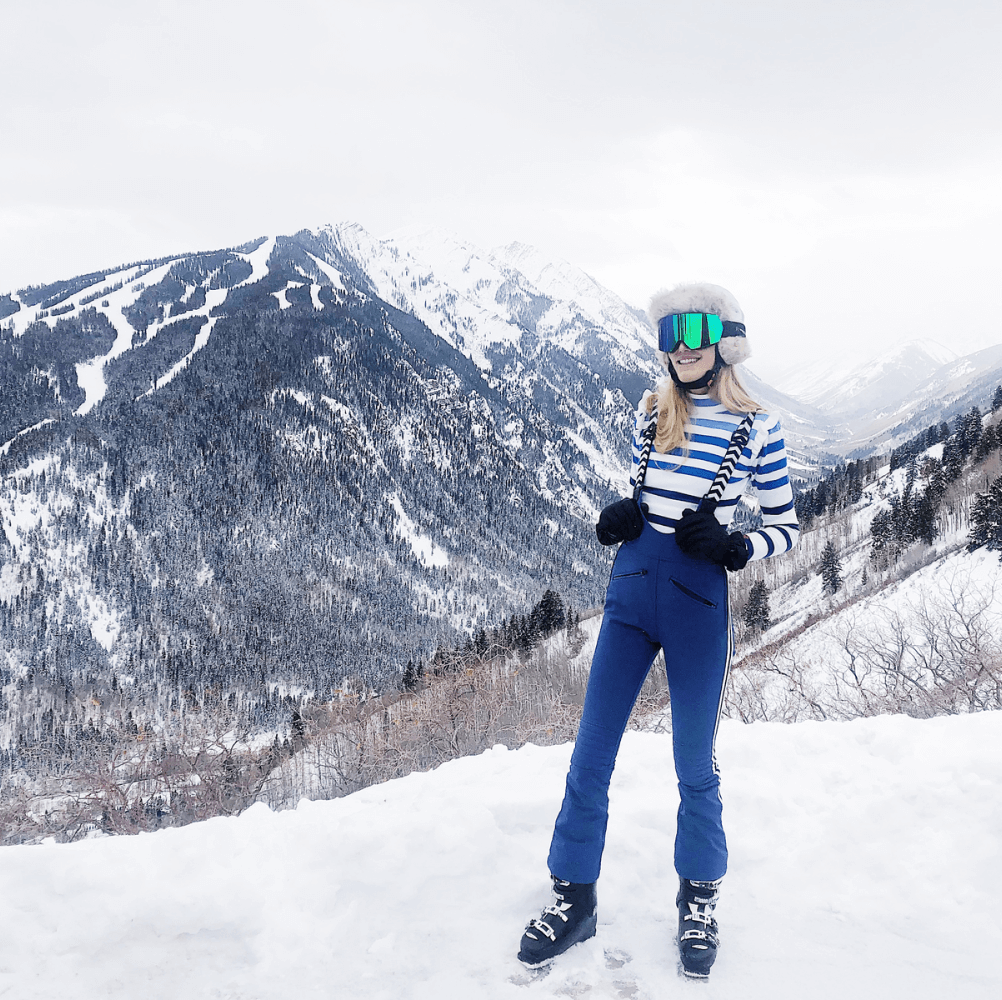 goop x perfect moment sweater and ski pants