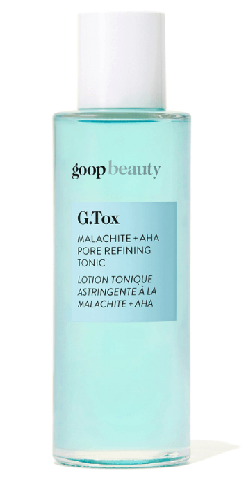 goop Beauty G.Tox Malachite + AHA Pore Refining Tonic