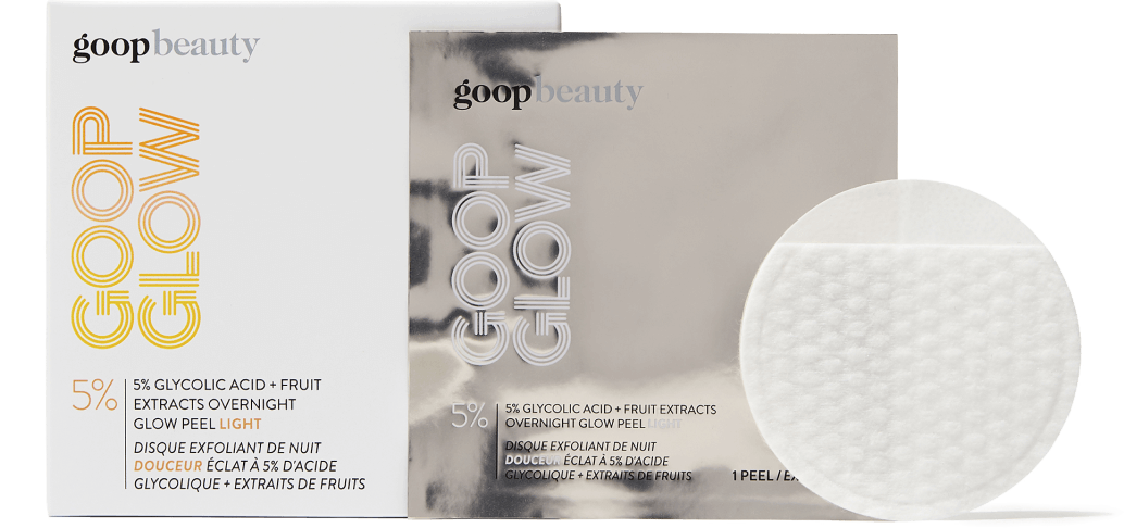Goopglow Glycolic Overnight Glow Peel Pads Goop