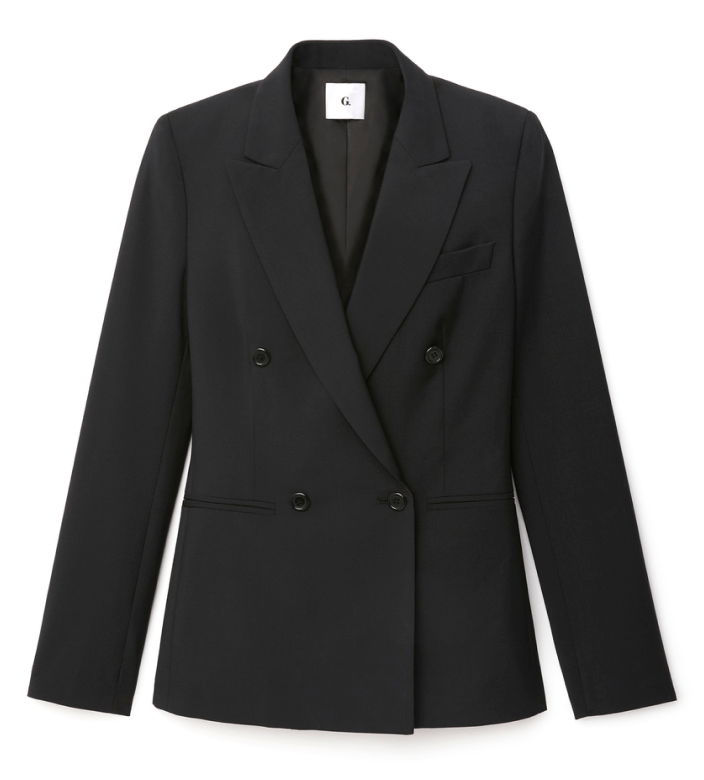 g label jonathan double breasted blazer
