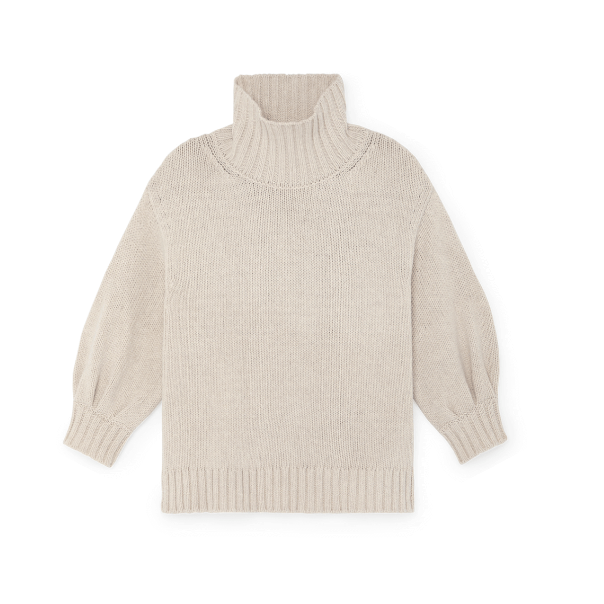 g label evangelyn puff-sleeve sweater