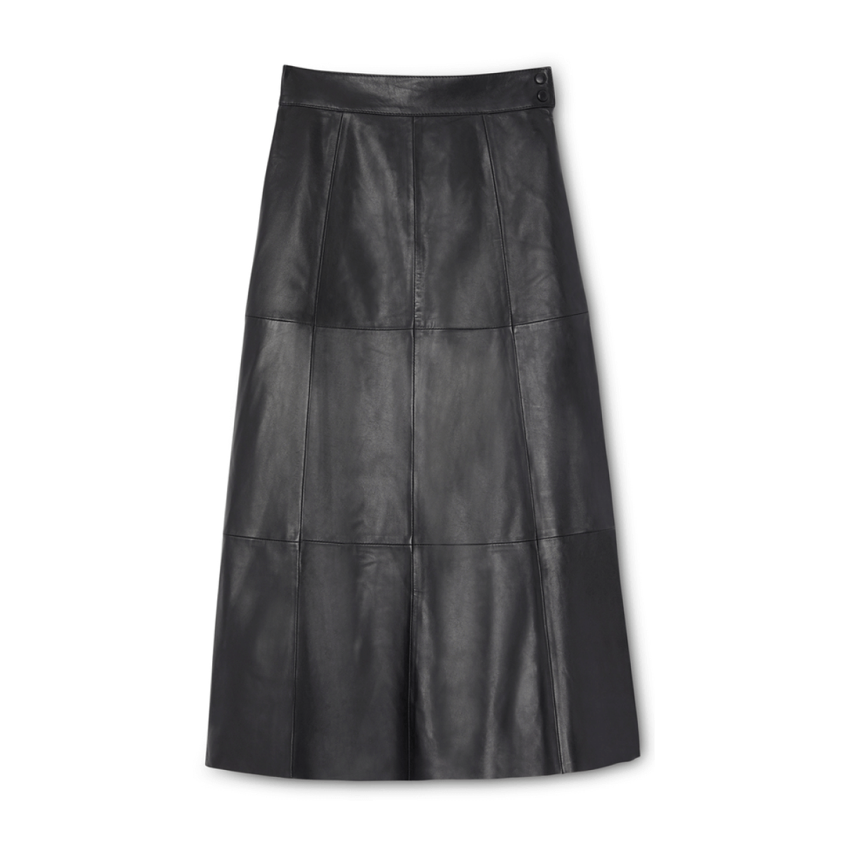 G. Label marilyn midlength leather skirt