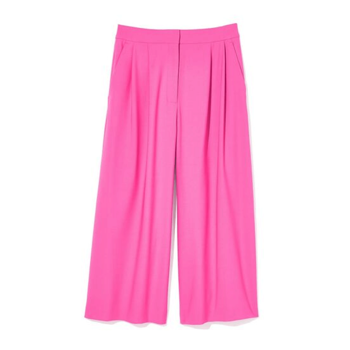 Adam Lippes Pleat Front Culottes In Stretch Wool
