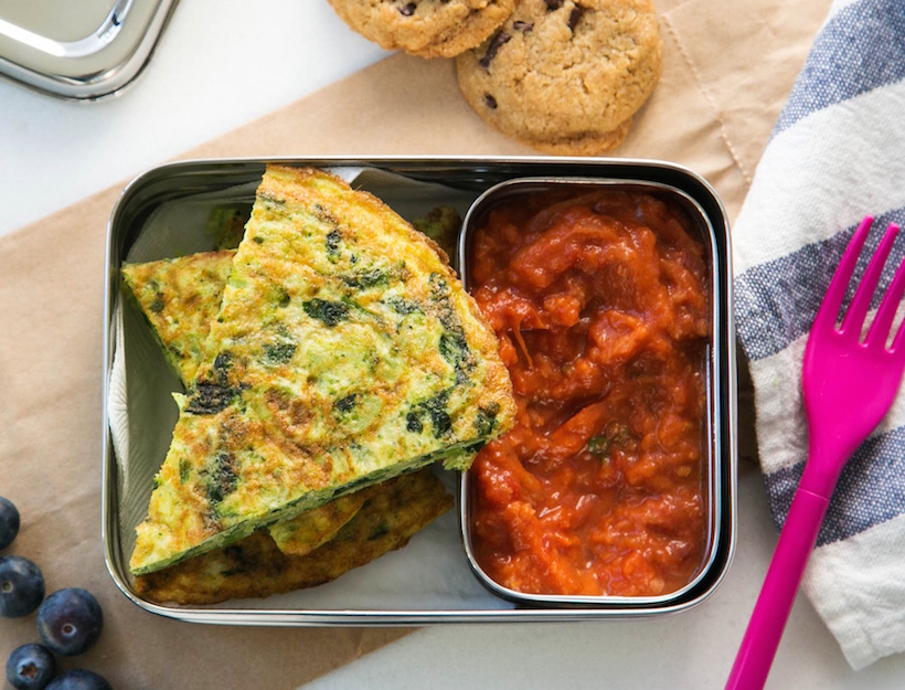 Broccoli and Spinach Tortilla
