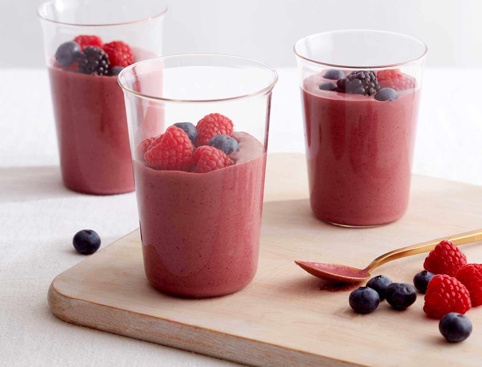 Triple Berry Ginger Smoothie Recipe | goop
