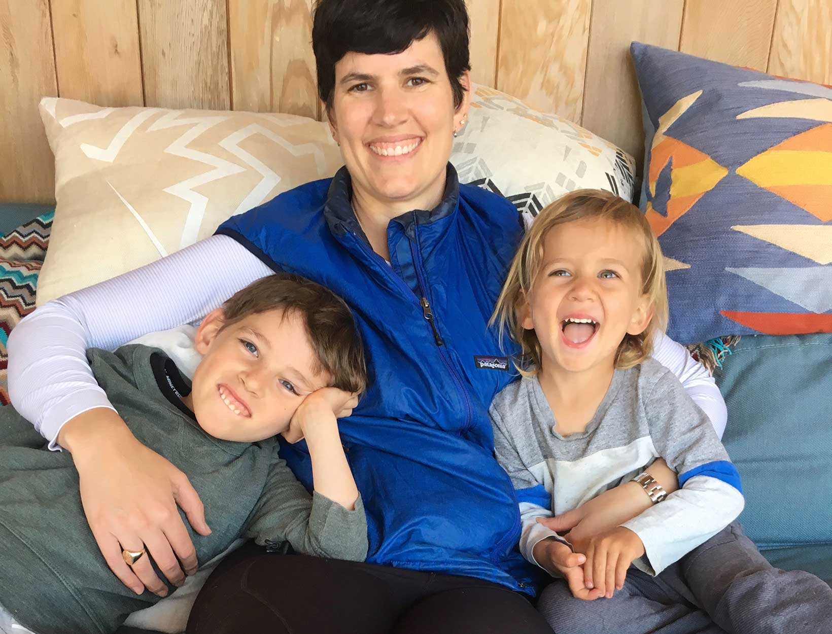 Elise and children
