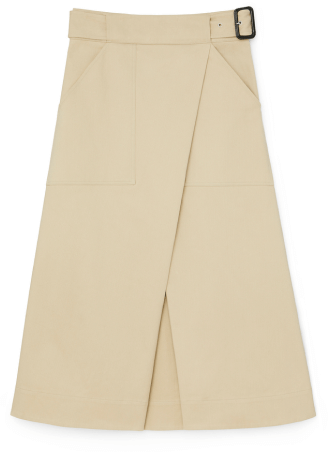 G. Label
              hall cotton wrap skirt