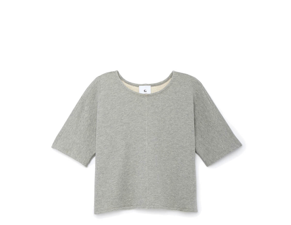 G. Sport Cropped Tunnel-Sleeve Top
