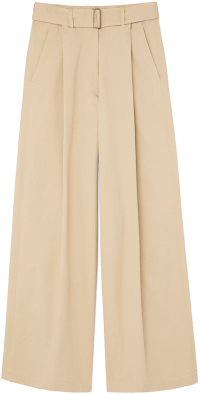 G. Label SEAMUS HIGH-WAISTED PLEATED PANTS