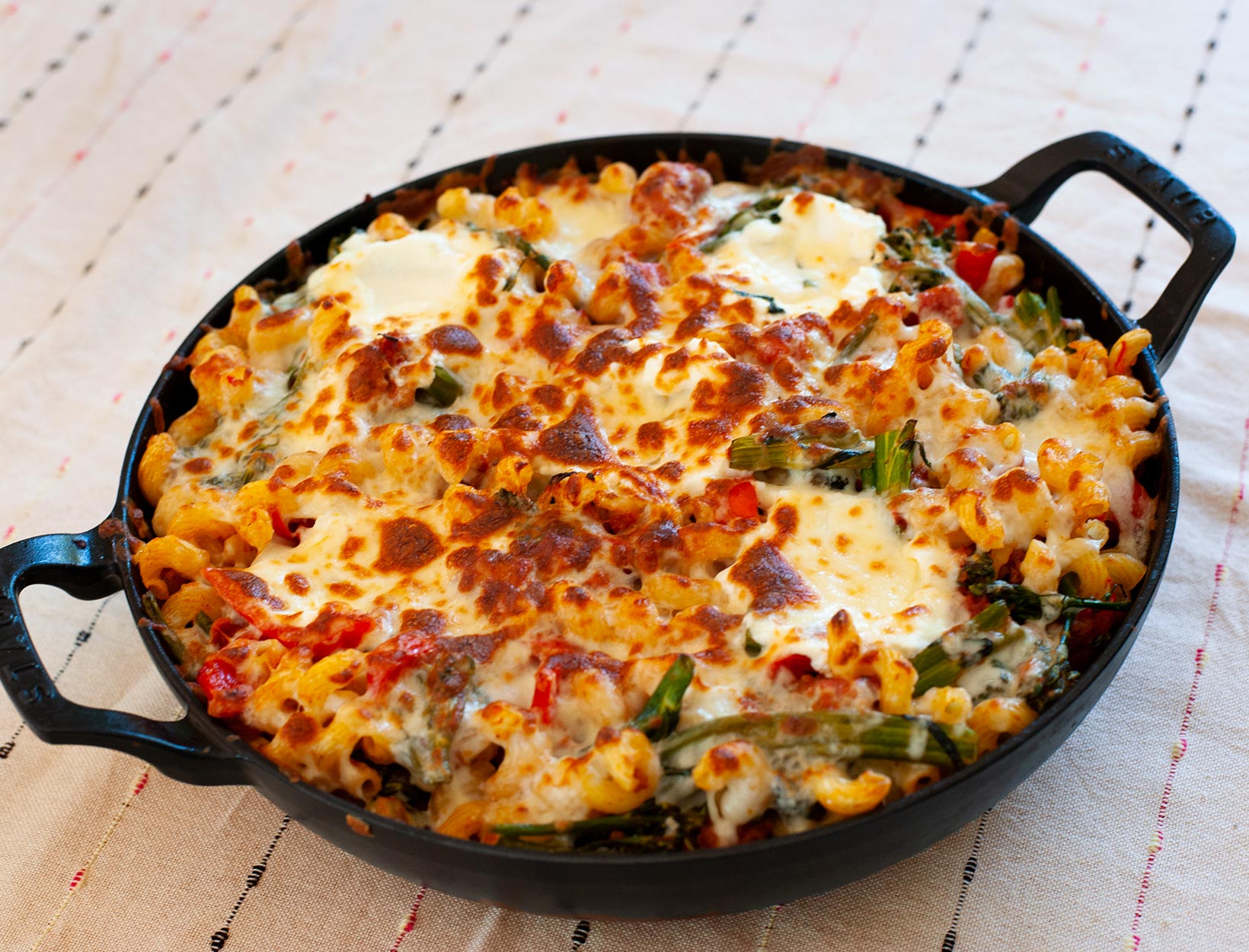 Baked Ziti With Sausage, Peppers, And Broccoli Rabe Recipe | Goop