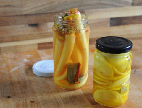 Turmeric Pickled Turnips
