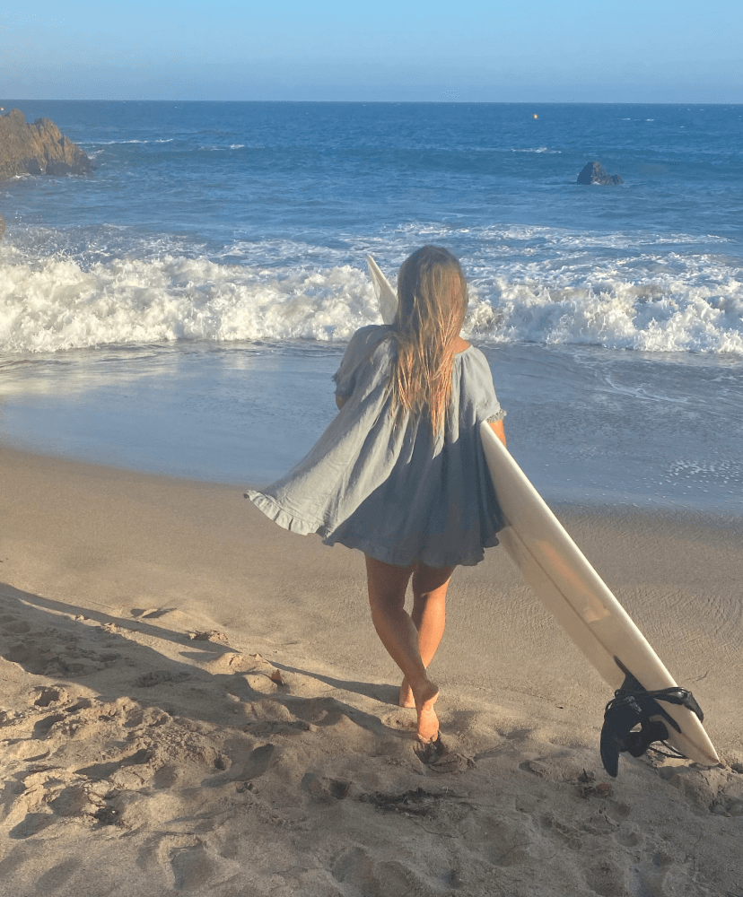 girl on beach
