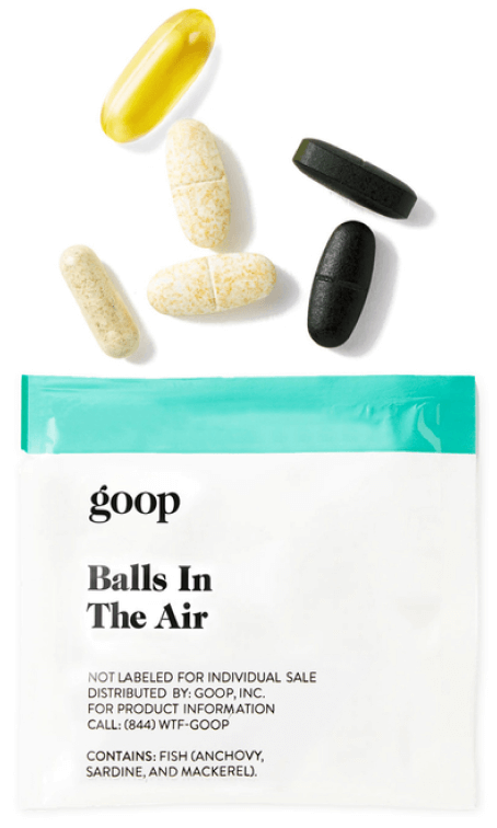 goop Wellness Balls in the Air