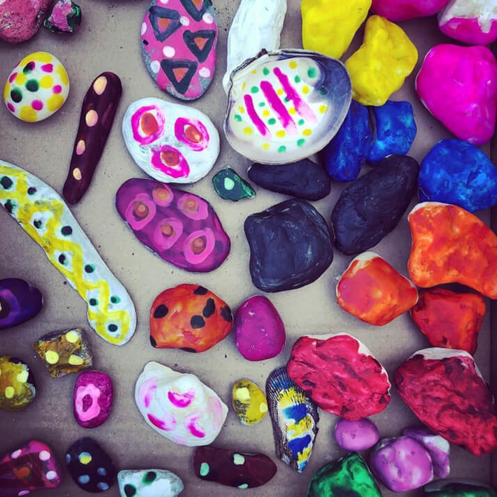 Painted rocks