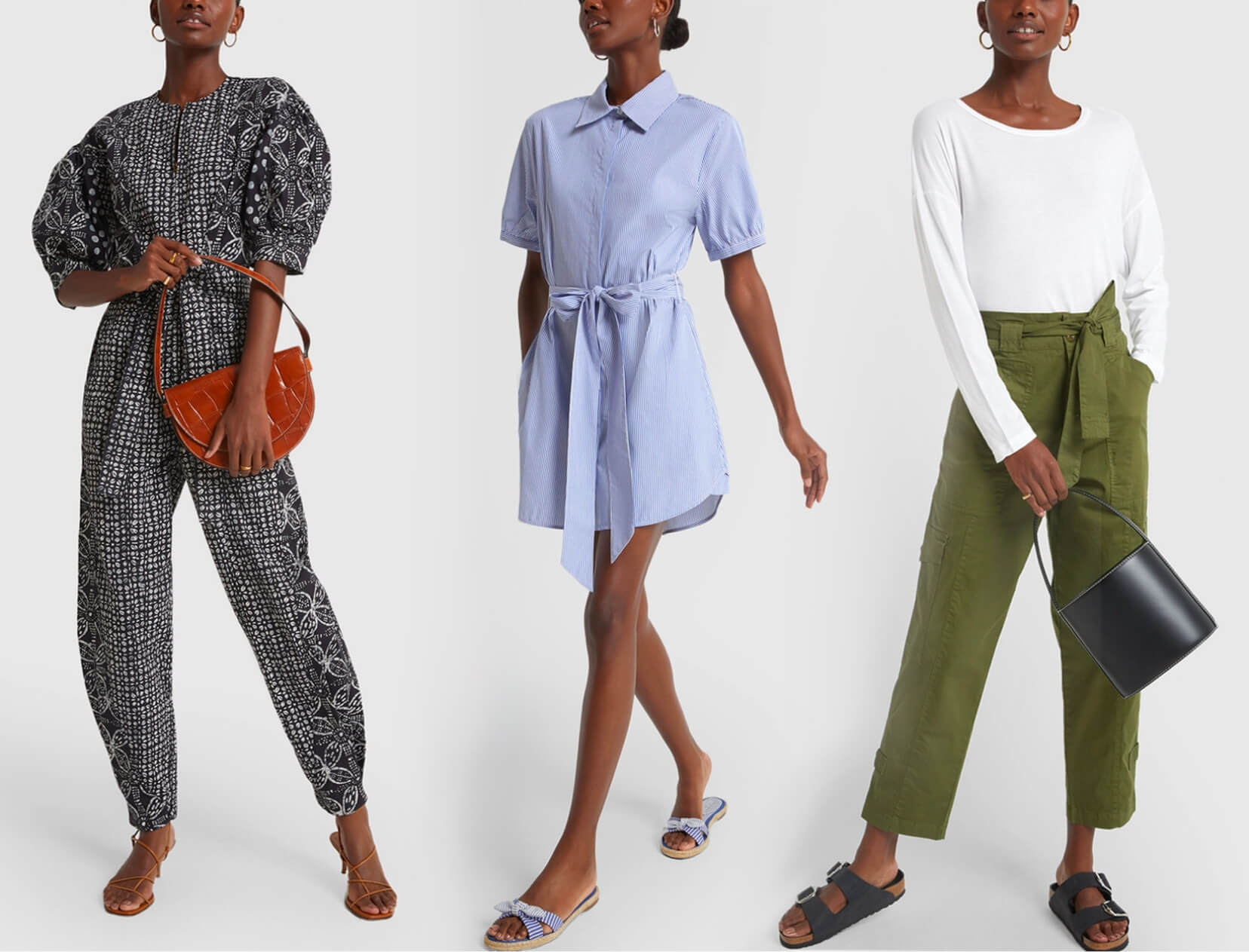 Women Summer Slash Shoulder Sleeveless Top + Solid Color Wide Leg Pants  Two-Piece Set - The Little Connection