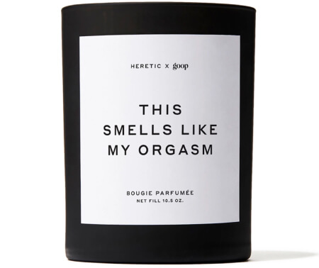 Heretic x goop THIS SMELLS LIKE MY ORGASM CANDLE