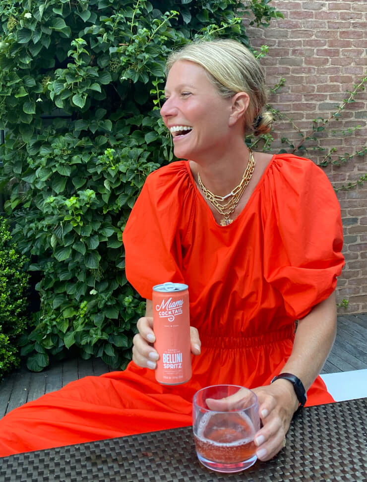 Gwyneth and cocktail