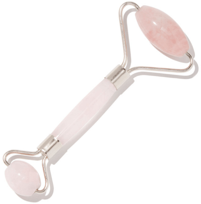 goop Beauty Rose Quartz Soothing Face-Massage Roller
