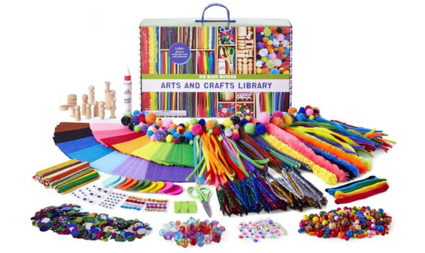 Kid Made Modern ARTS AND CRAFTS SUPPLY LIBRARY