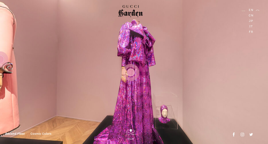 VIRTUAL TOURS OF GUCCI GARDEN