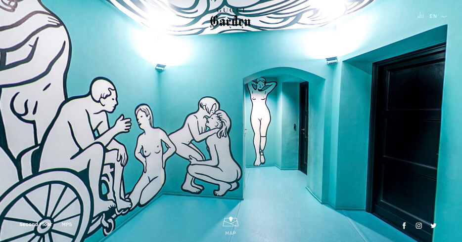 VIRTUAL TOURS OF GUCCI GARDEN