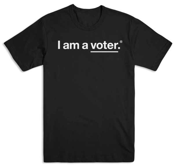 I AM A VOTER T-SHIRT
