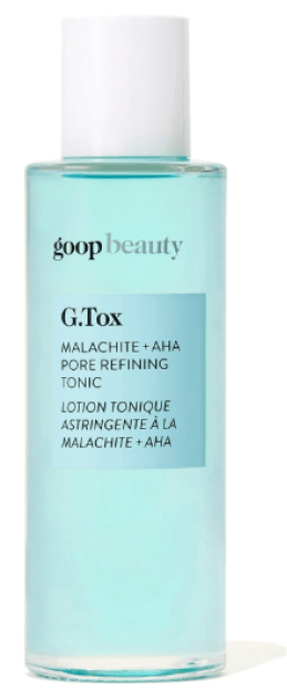 goop beauty G.Tox Malachite + AHA Pore Refining Tonic