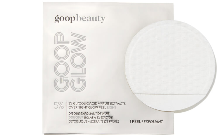 goop Beauty GOOPGLOW 5% GLYCOLIC ACID OVERNIGHT GLOW PEEL LIGHT