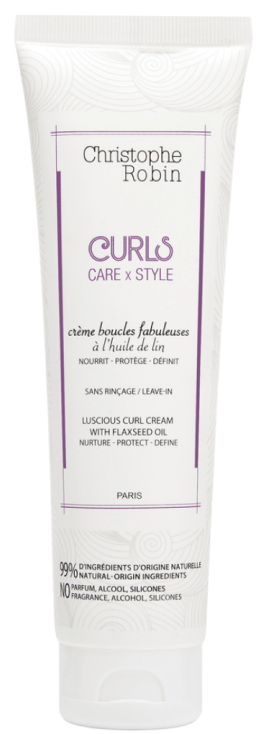 Christophe Robin LUSCIOUS CURL CREAM WITH FLAXSEED OIL