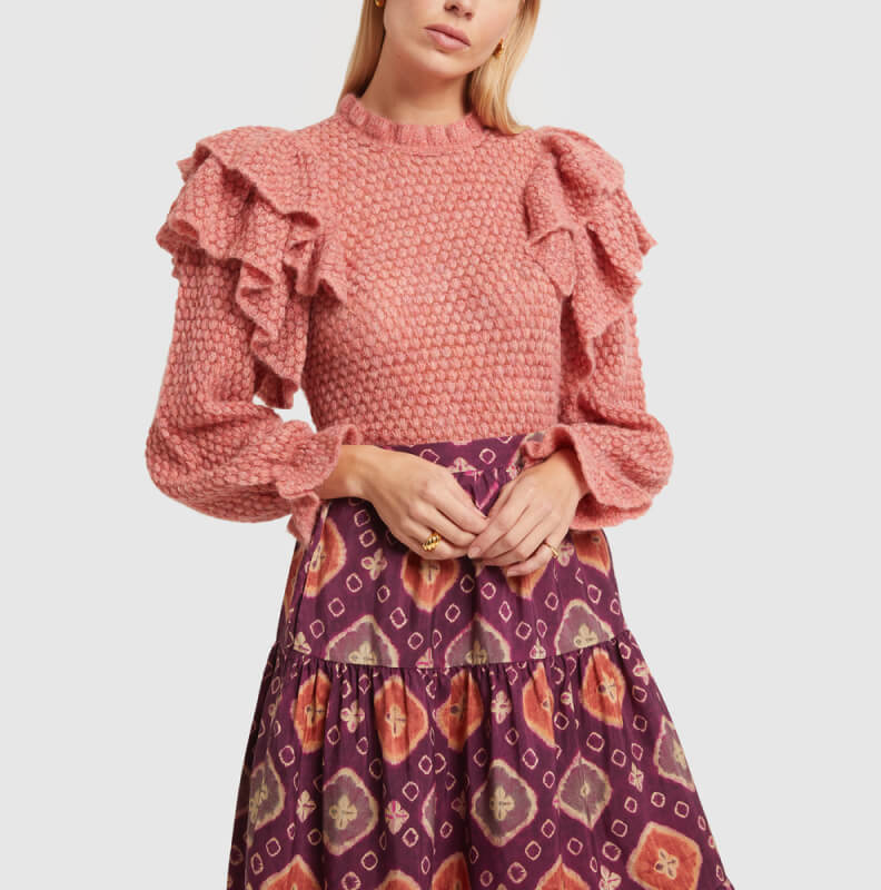 ULLA JOHNSON SWEATER and SKIRT