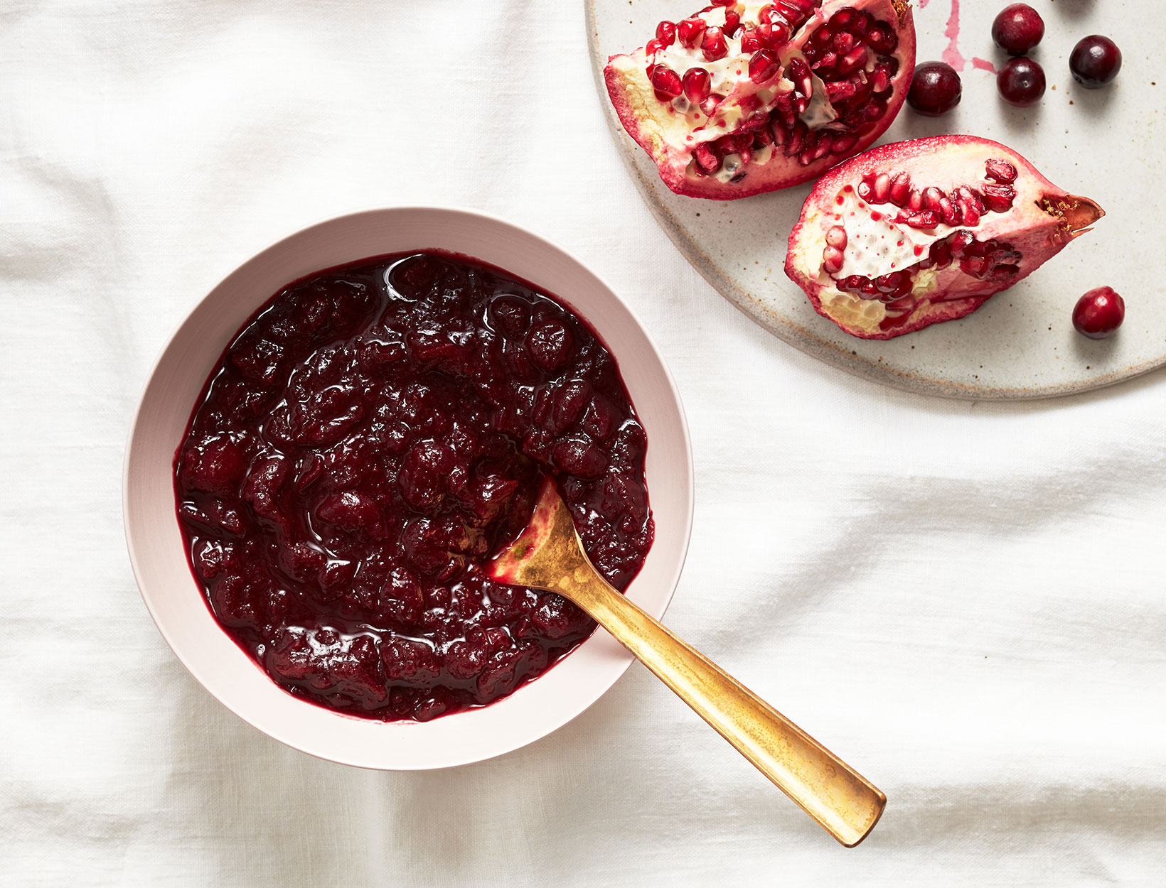 Cranberry Sauce with Pomegranate, Orange, and Clove
