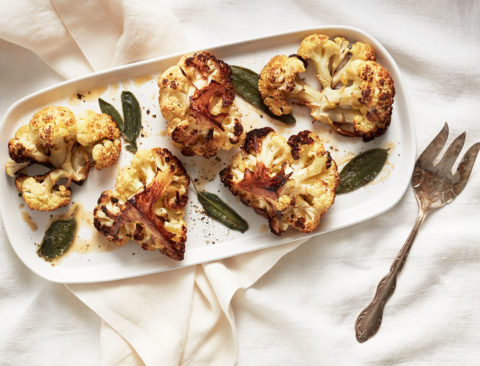 Roasted Cauliflower with Brown Butter and Sage Recipe | goop