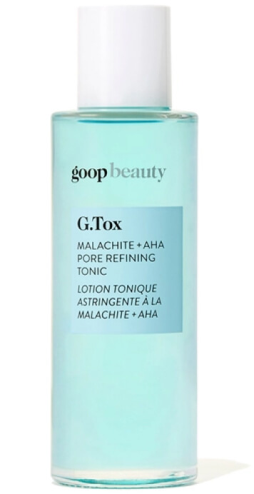 goop Beauty G.Tox Malachite + AHA Pore Refining Tonic