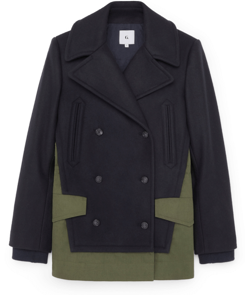 G. Label Rodrigio Pieced Peacoat