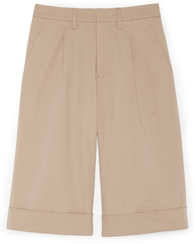 G. Label Justin Pleated wide-leg shorts